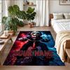 Crystal Velvet Rug Custom Name Text, Soft Non Slip Floor Mat Home DecorSaw Billy the Puppet
