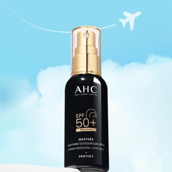AHC Успокаивающий солнцезащитный спрей Masters Outdoor SPF 50+ PA++++ 55 мл