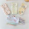 Large Capacity Sunglasses Storage Bag Cute Bow/Floral Glasses Box Simple Storage Bags