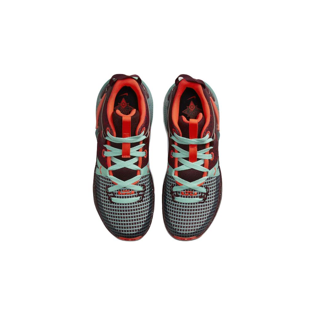 Nike Witness 7 SE Амортизация Противоскользящие Износостойкие Средние Детские Баскетбольные Кроссовки Красный Зеленый Подростки FB8976-600