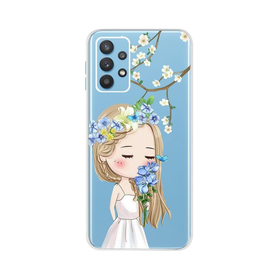Чехол для мобильного телефона для Samsung Galaxy A32 Чехол Космические туманные узоры Coque Cover НА Samsung A32 4G A 32 5G A325F A326B Задняя крышка