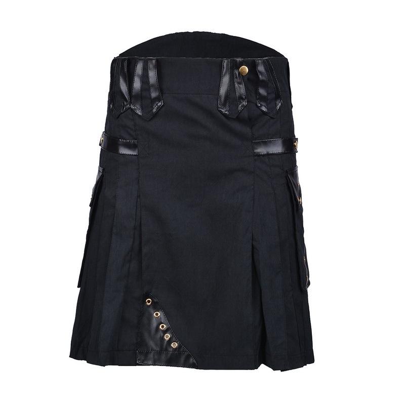 Elegant Medieval Scottish Mens Kilt For Authentic Vintage Cosplay Costumes