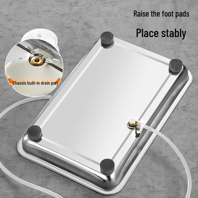 Cha Xun Tea Tray with Drain Pan