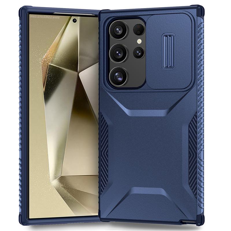 Подходит для Samsung S25 Ultra Harvester Плоский Чехол для Телефона S23 Раздвижное Окно 2 в 1 Подставка Защитная Крышка