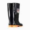 Industrial Construction Working Black Oil Acid Alkali Resistant Steel Toe PVC Rubber Protective Rain Boot Safety Gumboots