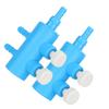 2pcs Fish Tank Air Splitter Air Pipe Distributor Aquarium Oxygen Pump Adapter Accessory