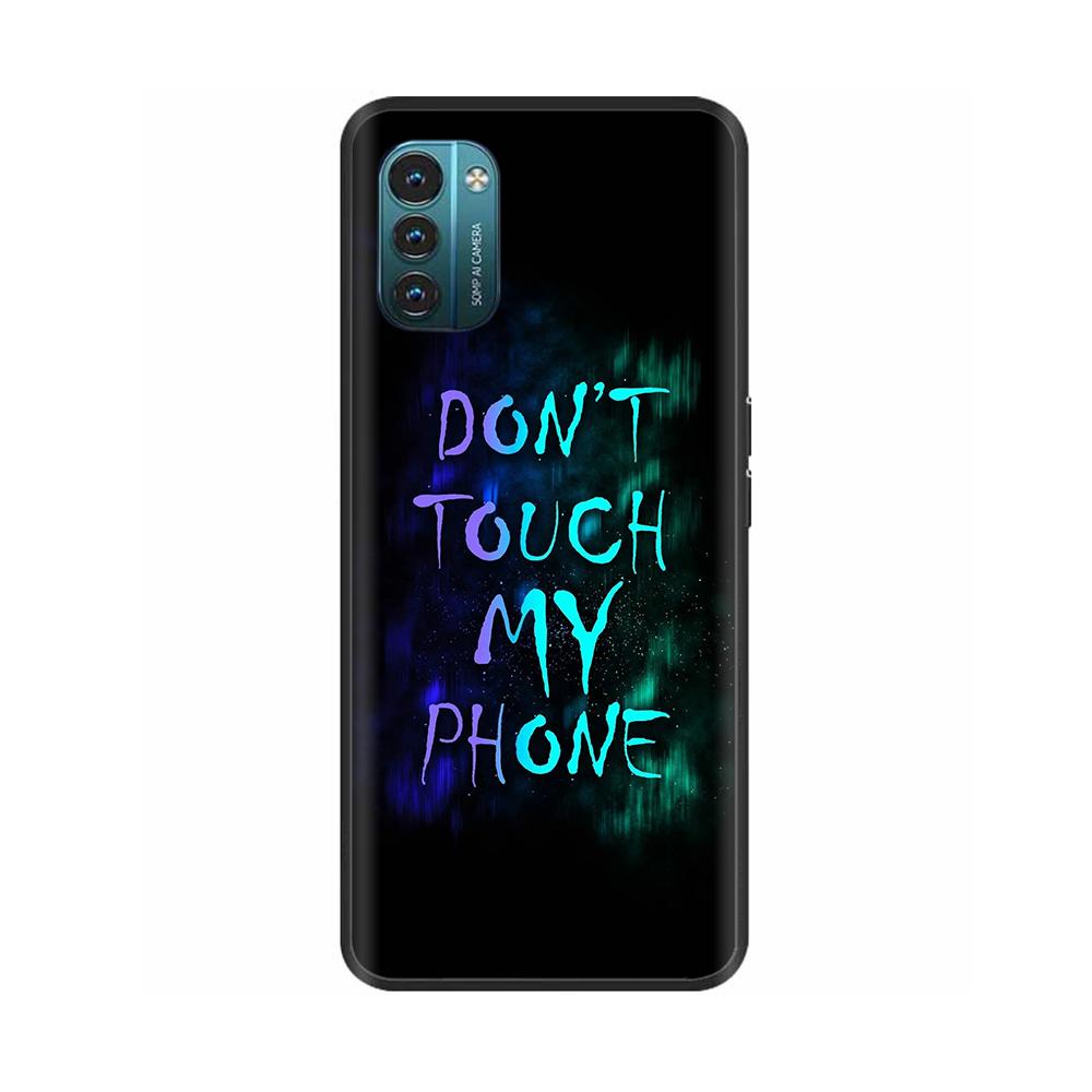 For Nokia G60 5G Case Painted Black TPU Silicone Soft Phone Cover for Nokia G60 Back Cases Bumper Shockproof Shell Cover Carcasa