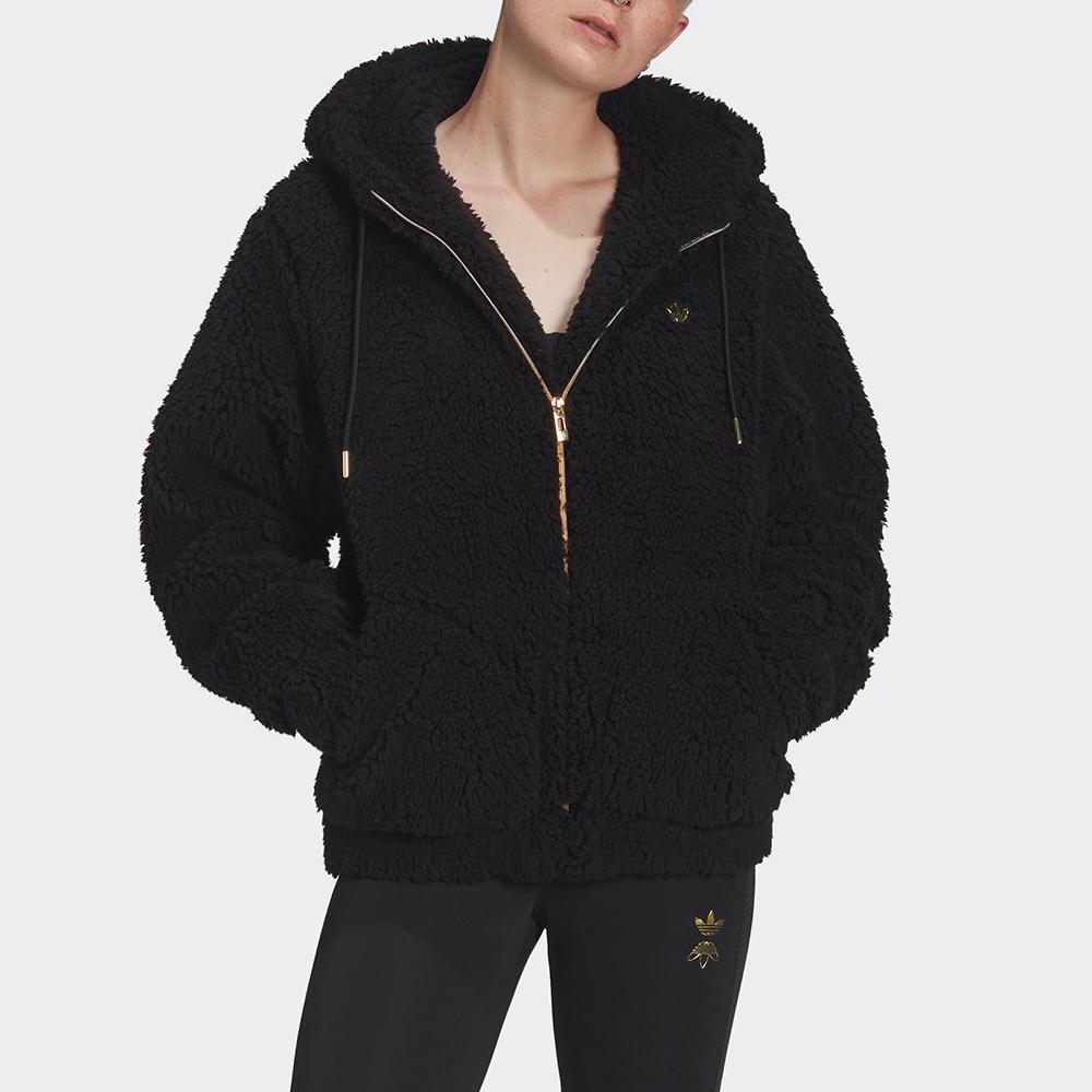 adidas Женская куртка Originals Sherpa Черная HG6676