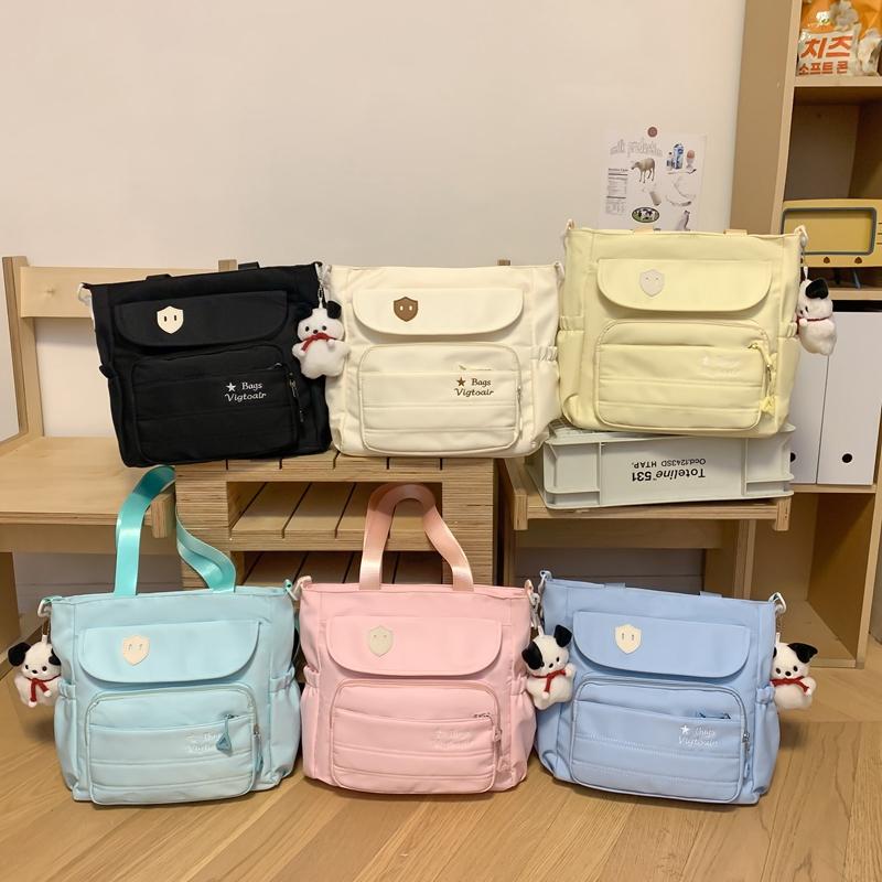 Женская сумка через плечо, нейлоновая сумка через плечо, студенческая сумка для занятий