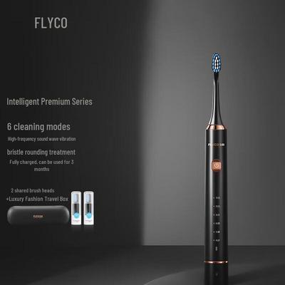 FLYCO FT7205 Звуковая электрическая зубная щетка вилка CN (адаптер в комплекте)