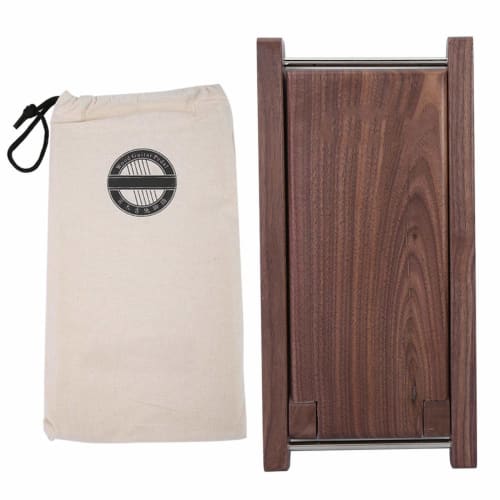 Black Walnut High Strength Wooden Footstool Guitar Footstool for Guitar Players and Music Lovers