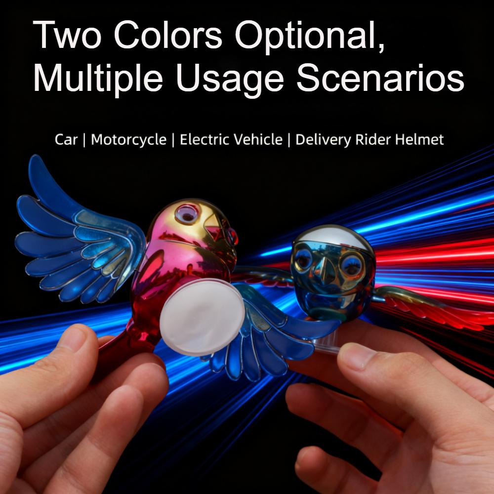 Cute simulation flying bird car decoration stickers for engine hood, roof, rearview mirror, trunk lid, SUV exterior decoration