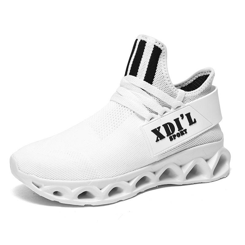 Новая полая плетеная сетка на толстой подошве, легкая и дышащая повседневная спортивная обувь для пар, мужская и женская обувь на все сезоны
