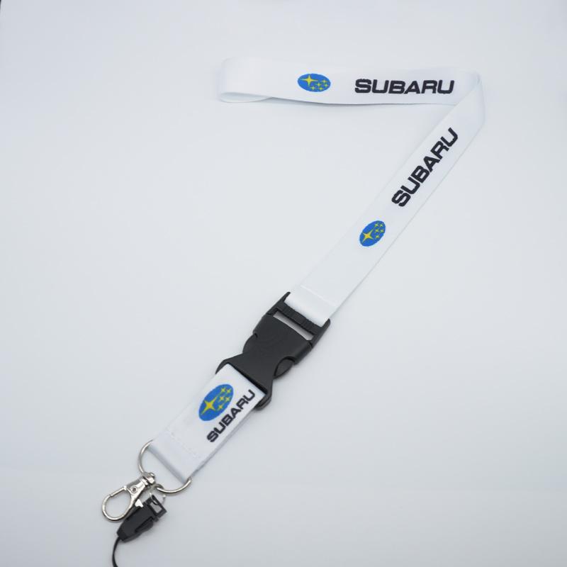 For Subaru Motorrad Lanyard Nylon Printing Emblem Black Style Keychain motorcycle accessories gadget auto Fashion Gift WW1