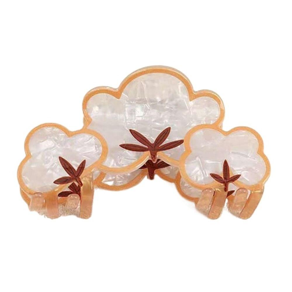 Cartoon Acrylic Claw Clip Leaf Large Shark Clip Fashion Animal Hair Claw  Ladies