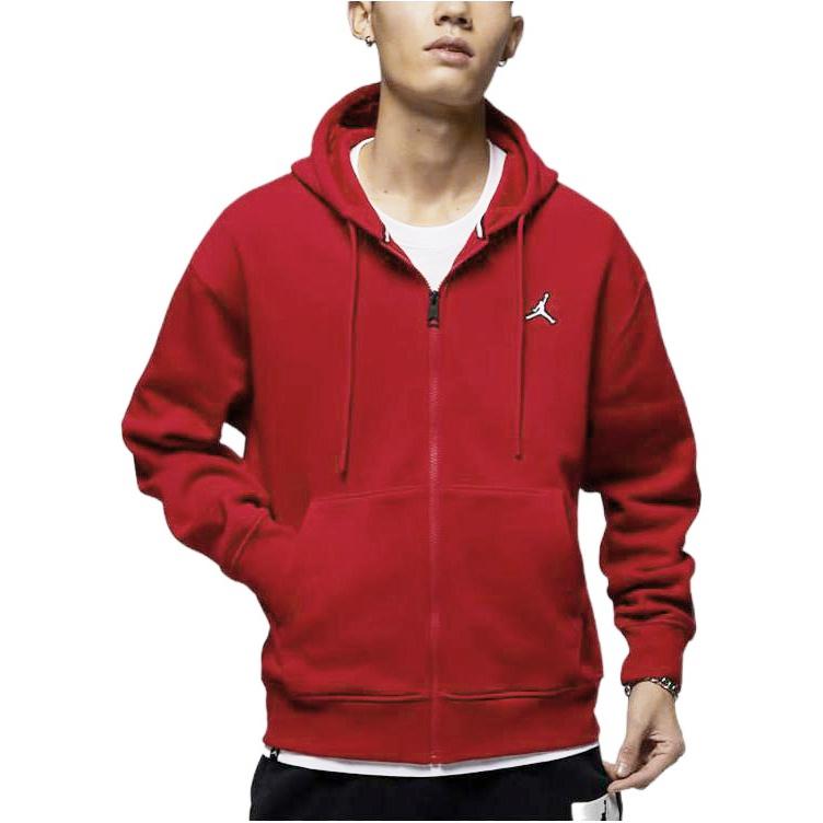Мужская куртка-толстовка Air Jordan с капюшоном и молнией 'Красная' DQ7351-687