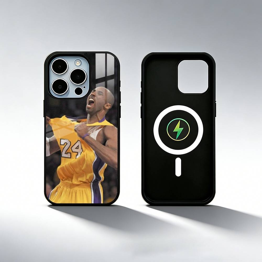 Чехол для телефона K-Kobe B-Bryant с баскетбольным принтом для iPhone 17, 16, 15, 14, 13, 12, 11 Plus, Pro Max, магнитный, для беспроводной зарядки Magsafe