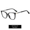 Fashion Women Square Reading Glasses Luxury Big Frame Anti Blue Light Computer Glasses Vintage Black Men Prescription Eyeglasses