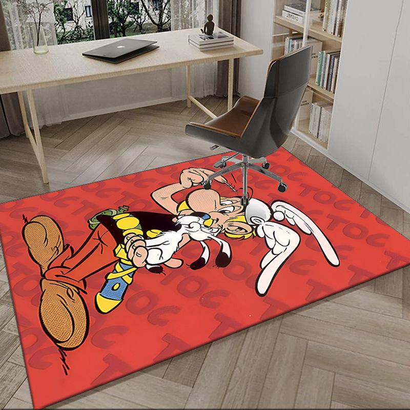 Asterix Friends Carpet, Kitchen Rugs, Yoga Mat, Non-Slip Mats, Rug for Bathroom, Living Room bedroom, Camping Rugs Christmas Gift