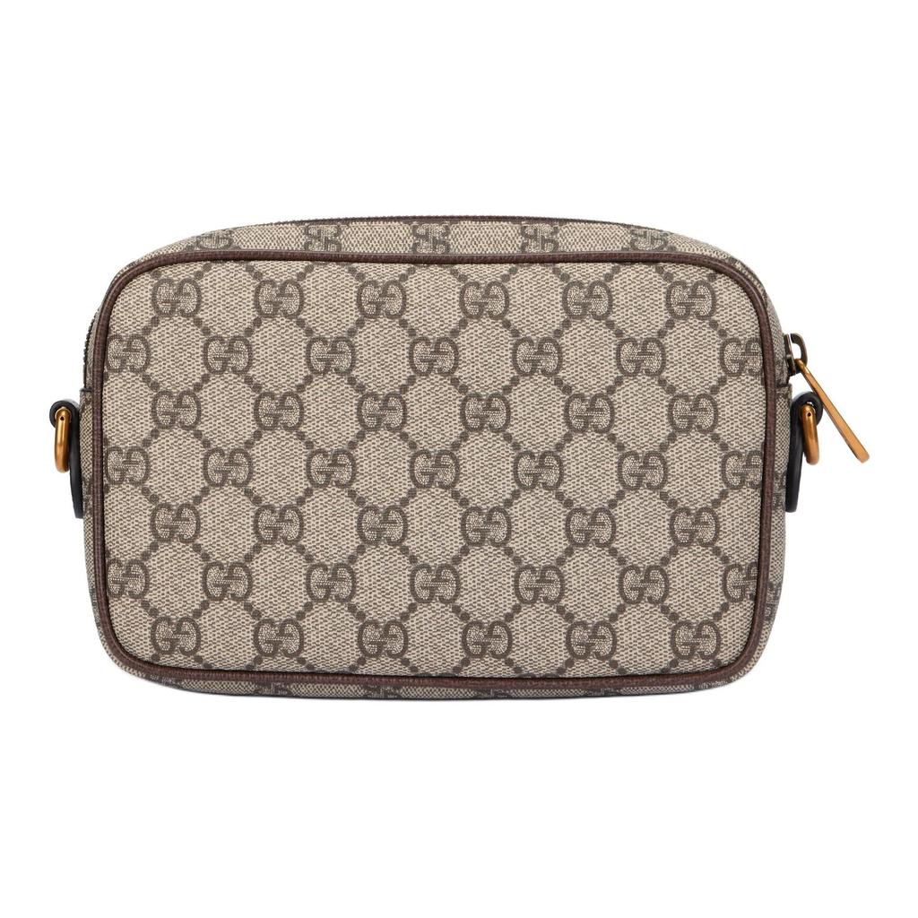 Gucci Ophidia GG Supreme Canvas Crossbody Bag With Web Stripe & Double G Detail 746308-96IWT-8745