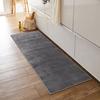 Tydle Flannel Kitchen Rug, 60x240cm, Non-Slip, Short-Pile Flannel Fabric, Washable, Easy To Care, Compatible with Underfloor Heating, Suitable for All