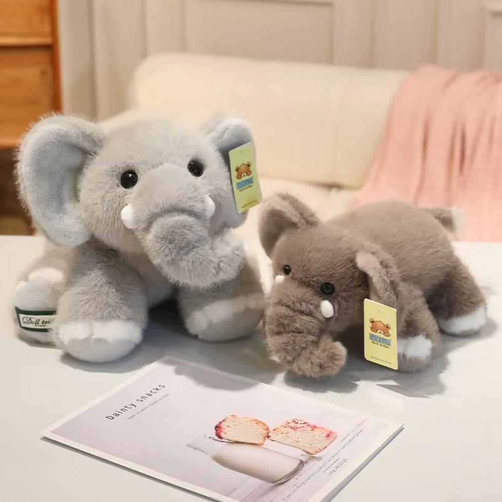 Stuffed Animals Elephant Plush Doll Back Cushion Elephant Doll Stuffed Elephant Toy Baby Infants