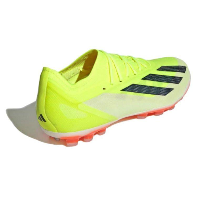 Adidas X Crazyfast Elite Lace AG (Rubber Short Studs) Slip Resistant Durable Lightweight Soccer Shoes Men Soccer Shoes Yellow Red ID0271