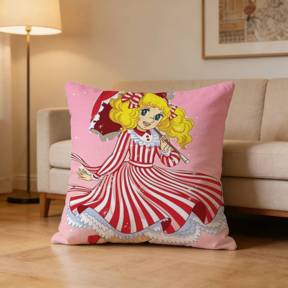 Anime Ccandy cute Candy Pillow Case Cushion Cover Throw Pillow Case For Car Sofa