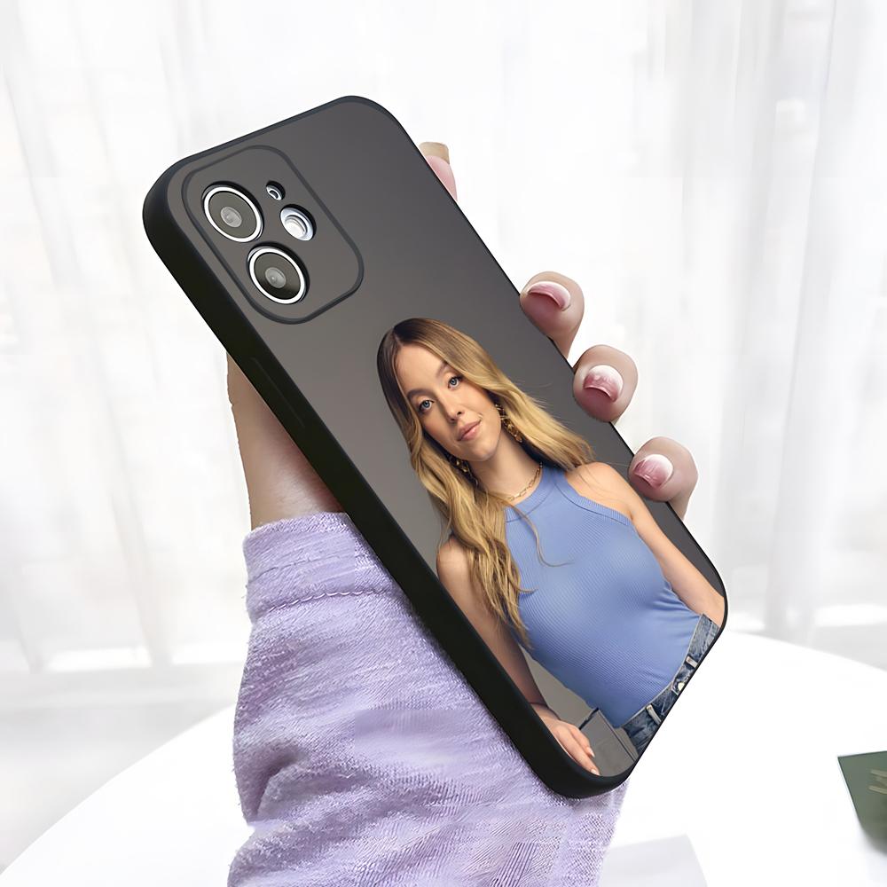Чехол для телефона Singer S-Sydney Sweeney для IPhone 17 Pro Max 15 Pro 16 14 Plus 12 13 Mini 11 Pro Ударопрочный Мягкий Чехол