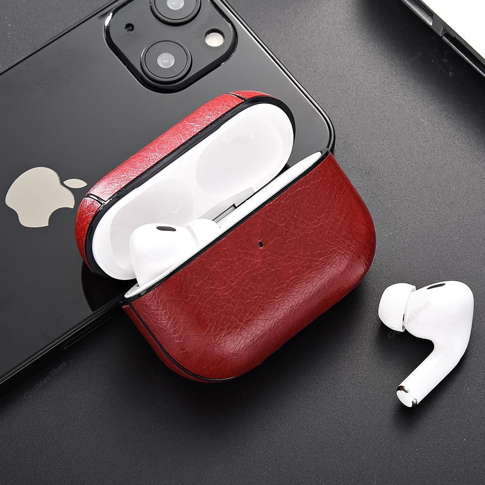 Кожаный защитный чехол для Airpods Pro 2 3 Чехол для беспроводных наушников Для Airpod Pro2 Pro 2-го 3-го Airpods3 Зарядный мешок Funda