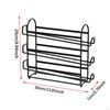 Metal Egg Tray Automatically Rolling Fridge Container Keep Tidy Storage Organizer for