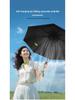 Men's High-End Folding Umbrella with Cooling Fan, Charging Sunscreen, Sunshade, and Rain Protection.