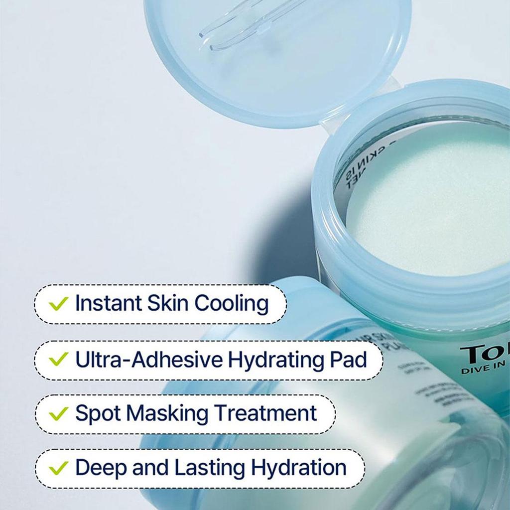 TORRIDEN Веганские тонер-пэды с гиалуроновой кислотой Dive-in (80 колодок)