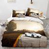 Sports Car Racing Bedding Set Single Twin Full Queen King Size SUV Truck Bed Set Aldult Kid Bedroom Duvetcover Sets Men Boy Gift