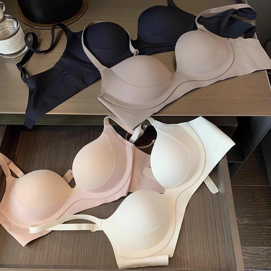 New soft support lift upper support underwear women's small breasts gather and show large bra, seamless comfortable and beautiful back chest