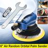 6" Air Orbital Palm Sander Auto Body Orbit DA Sanding Low Vibration