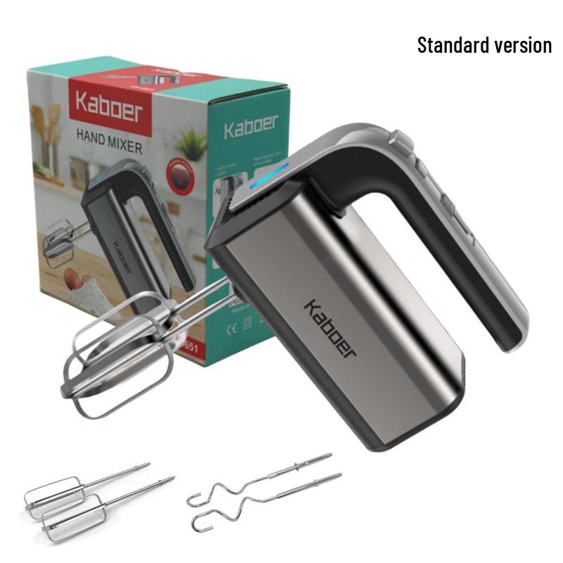 800W High-Power Electric Handheld Egg Beater and Dough Mixer for Baking