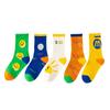 Sports Boys and Sports Antibacterial and Odor For Boys and Going To Kindergarten and Set of [Xinjd] Children's Socks, Socks, Girls, Socks, Cotton,