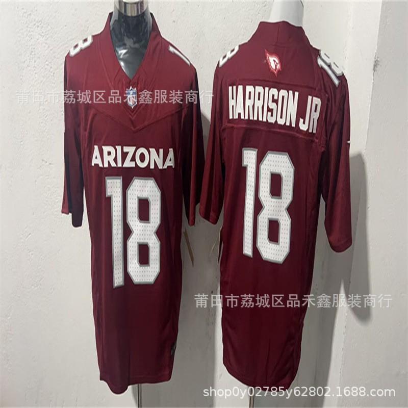 Arizona Cardinals NFL Football Jersey 18 Men Women Unisex Cotton Blend Sports Fan Apparel Game Day Casual Wear