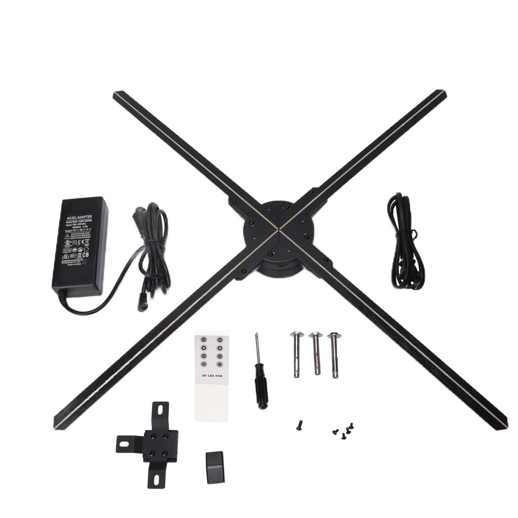 3D LED Fan беспроводной голографический фото и видео проектор для рекламного дисплея 100‑240 В ACUS