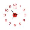 Luminous Wall Clock Modern Design Easy To Install Battery Powered Silent Decorative 3D DIY Wall Clock for Living Room