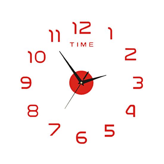 Luminous Wall Clock Modern Design Easy To Install Battery Powered Silent Decorative 3D DIY Wall Clock for Living Room