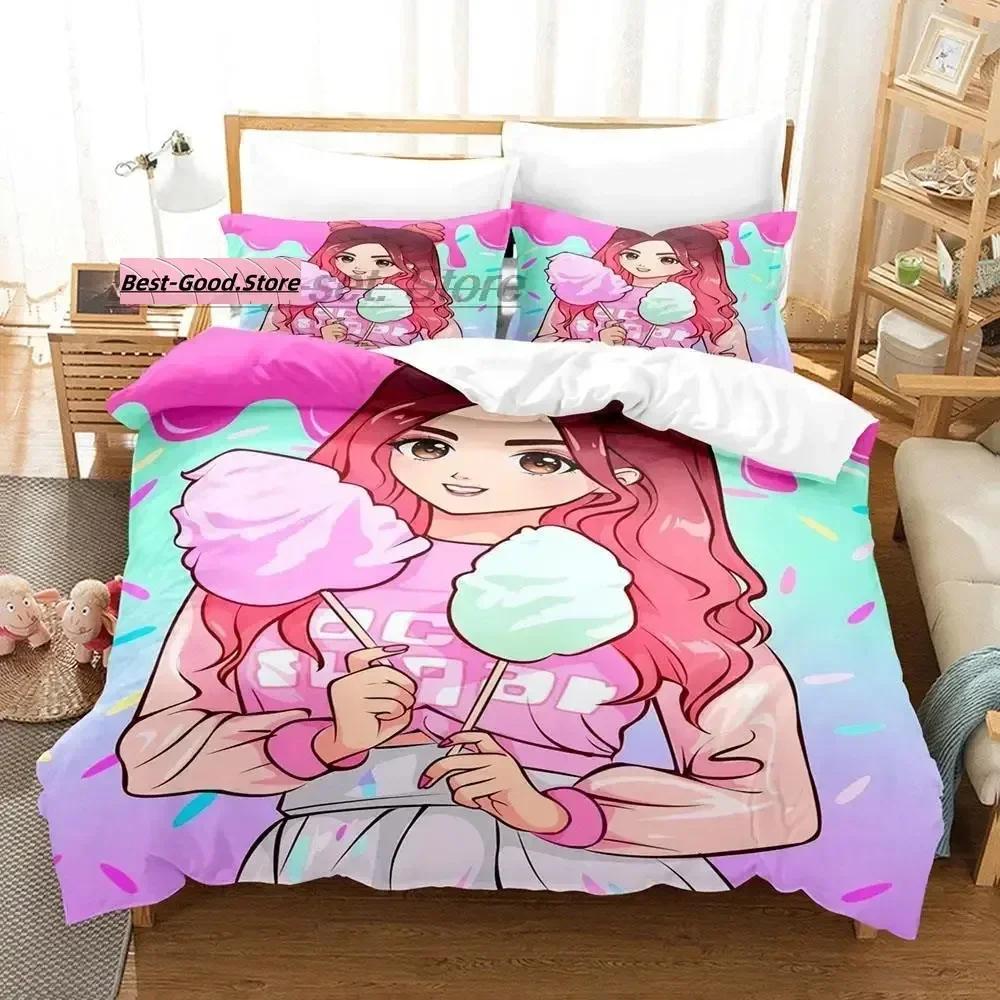 Mis Pastelitos Комплект постельного белья Односпальный Twin Full Queen King Размерный Комплект для кровати Взрослый Детская спальня Комплекты пододеяльников Аниме комплект постельного белья