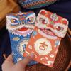 Dragon Pattern Red Envelope 2024 New Year Packet Money Bags Traditional Blessing Bag  Party Gifts