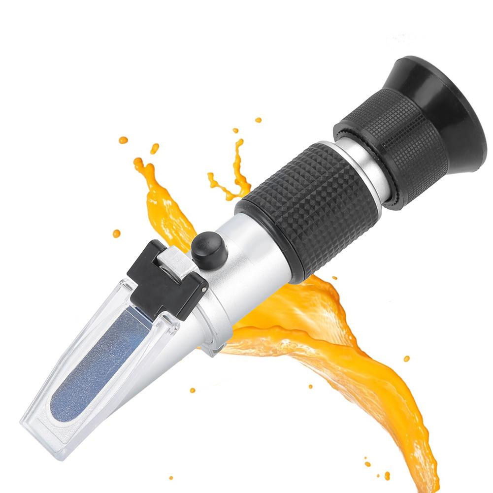 Handheld Refractometer Sugar Concentration Meter Densitometer 0?50% Sugar Tester Meter