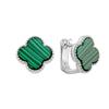Серебряные серьги с малахитом (2099031)