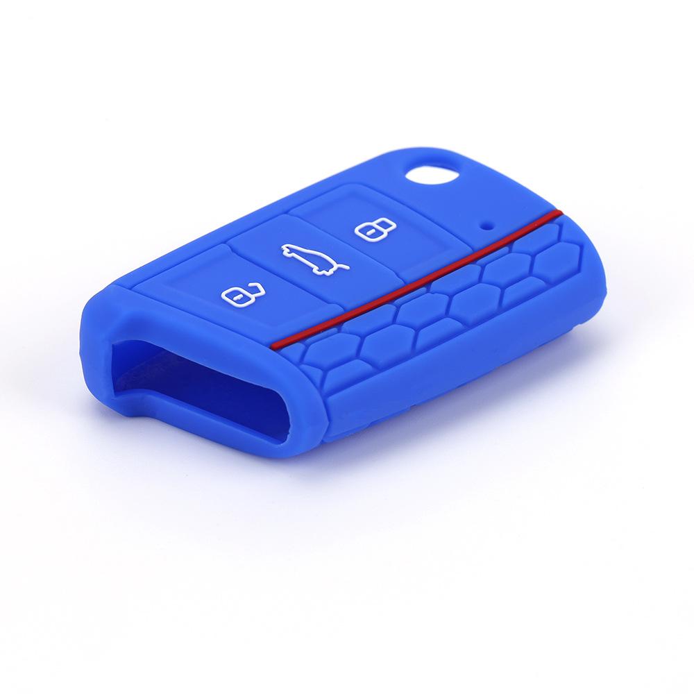 2pcs Brand New Color Silicone Key Case Car Key Case