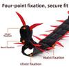 Plush Centipede Costume For Cats Long Multi‑leg Pet Cosplay Clothes Outfit Funny Party Dress‑up Halloween Festival Pet Accessory