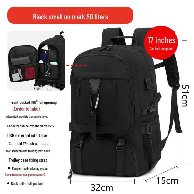 Мужской рюкзак большой вместимости для путешествий и альпинизма объемом 80 л