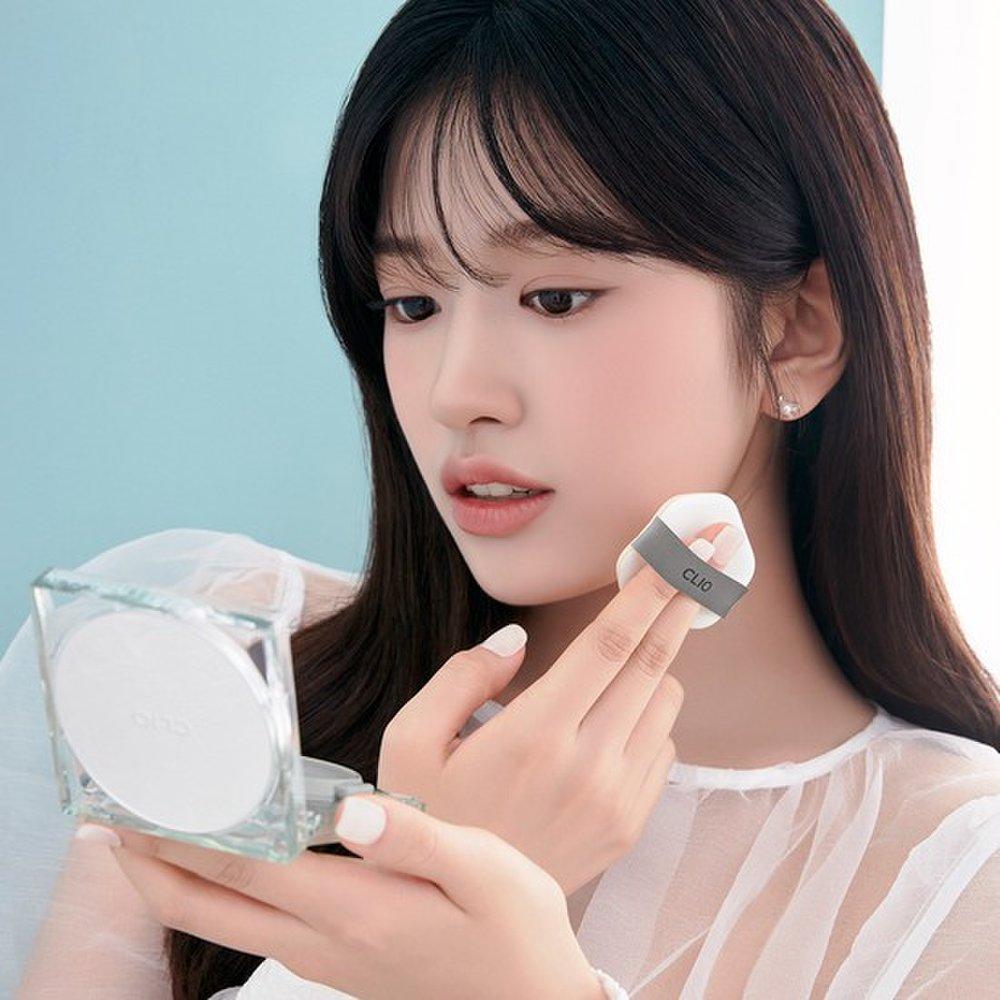 Clio Kill Cover Skin Fixer Cover Cushion Planning Set [Основной продукт 15 г + сменный блок 15 г] [Подарок] 2 пуховки